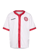 Hummel - Dbu 26 Fan Baseball Jersey Kids - Futbolo marškinėliai - Balta