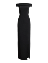 Lauren Ralph Lauren - Strtch Modern Crepe-Gown - Ilga suknelė - Juoda