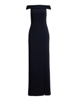 Lauren Ralph Lauren - Strtch Modern Crepe-Gown - Ilga suknelė - Tamsiai mėlyna