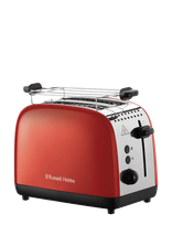 Russell Hobbs - Colours Plus 2S Toaster Red - Skrudintuvas - Raudona