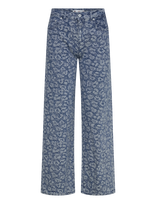 Levi's - Lvg Jacquard High Rise Baggy - Platūs džinsai - Mėlyna