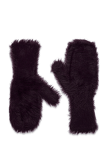Monki - Hairy Mittens - Kumštinės pirštinės - Violetinė