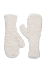 Monki - Hairy Mittens - Kumštinės pirštinės - Balta