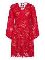 Bruuns Bazaar - Nypabbtoruna Dress - Trumpa suknelė - Raudona