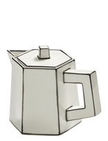Serax - Tea Pot White/Black Carte Blanche - Arbatinukas - Balta