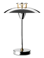 Halo Design - Mini Stepp 1-2-3 Portable Table Lamp - Stalinė lempa - Sidabro