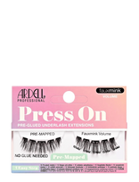 Ardell - Press On Pre-Mapped Faux Mink Volume - Priemonė blakstienoms - Juoda