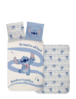 Lilo & Stitch - Bed Linen Lilo 6020 - 100X140 40X45 Cm - Patalynė - Mėlyna