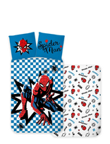 Spider-man - Bed Linen Spiderman 3674 - 100X140 40X45 Cm - Patalynė - Mėlyna