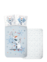 Frost - Bed Linen Senior Frozen 3316 - 140X200, 60X63 Cm - Patalynė - Mėlyna