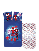 Spider-man - Bed Linen Senior Spidey 5464 - 140X200, 60X63 Cm - Patalynė - Mėlyna