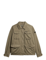 Superdry - Embroidered M65 Military Jkt - Lengva vasarinė striukė - Chaki spalva