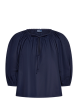 Polo Ralph Lauren - 40/1 Cotton Pw-Wvn-Shirt - Marškinėliai ilgomis rankovėmis - Tamsiai mėlyna