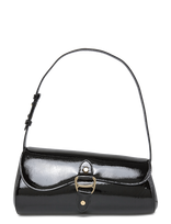 Lauren Ralph Lauren - Patent Medium Tasha East-West Bag - Rankinė - Juoda