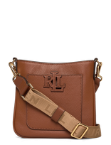 Lauren Ralph Lauren - Pebbled Leather Small Cameryn Crossbody - Rankinė per petį - Aukso