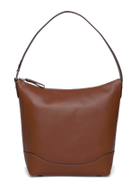 Lauren Ralph Lauren - Leather Large Tasha Bucket Bag - Rankinė - Ruda