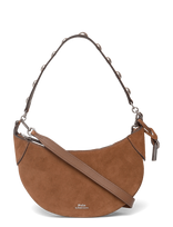 Polo Ralph Lauren - Polo Id Suede Mini Studded Bag - Rankinė - Ruda
