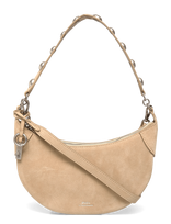 Polo Ralph Lauren - Polo Id Suede Mini Studded Bag - Rankinė - Smėlio