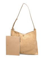 Polo Ralph Lauren - Polo Play Suede Messenger Bag - Rankinė - Smėlio
