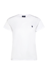 Polo Ralph Lauren - 40/1 Cotton Jersey-Knt-T-Shirt - Marškinėliai trumpomis rankovėmis - Balta