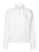 Polo Ralph Lauren - Fleece Quarter-Zip - Megztinis - Balta