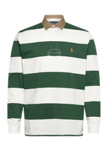 Polo Ralph Lauren - Classic Fit Khaki-Collar Rugby Shirt - Marškinėliai ilgomis rankovėmis - Žalia