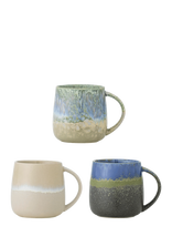 Bloomingville - Cloe Mug - Kavos puodelis - Marga / raštuota