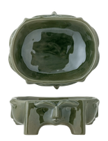 Bloomingville - Amilia Bowl - Dekoratyvinė lėkštė - Žalia