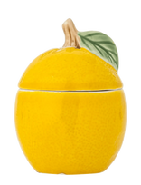 Bloomingville - Limone Jar W/Lid - Virtuvės stiklainis - Geltona