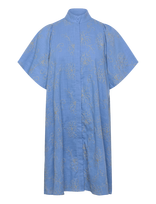 Bruuns Bazaar - Acrocomiabbphilly Dress - Iki kelių ir midi suknelės - Mėlyna