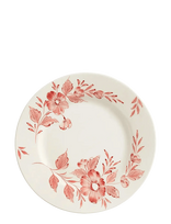 Anna + Nina - Whimsical Rose Dinner Plate - Vakarienės lėkštės - Raudona