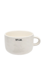Anna + Nina - Offline Cappuccino Mug - Kavos puodelis - Kreminė spalva