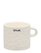 Anna + Nina - Offline Mug - Kavos puodelis - Kreminė spalva