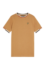 Lyle & Scott - Multi Rib T-Shirt - Marškinėliai trumpomis rankovėmis - Smėlio