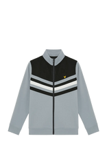 Lyle & Scott - Colour Block Track Jacket - Megztinis - Pilka