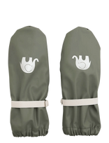 CeLaVi - Pu-Mittens W. Taffeta Lining - Pirštinės - Chaki spalva
