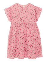 Creamie - Dress Flower Dobby - Suknelė trumpomis rankovėmis - Rožinė