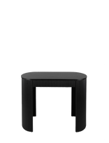 Leitmotiv - Console Table Estriado - Taburetės ir suolai - Juoda