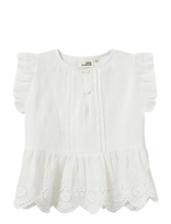 Sofie Schnoor Baby And Kids - Juilettekb Blouse - Palaidinės ir tunikos - Balta