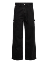 Abercrombie & Fitch - Baggy Workwear - Laisvi džinsai - Juoda