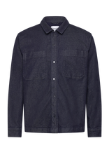 Lindbergh - Indigo Overshirt L/S - Džinsinis švarkas be pamušalo - Tamsiai mėlyna