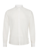 Lindbergh - Linen/Cotton Shirt L/S - Lininiai marškiniai - Balta