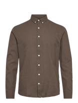 Lindbergh - Linen/Cotton Shirt L/S - Lininiai marškiniai - Balta
