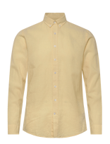 Lindbergh - Linen/Cotton Shirt L/S - Lininiai marškiniai - Balta