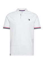 U.S. Polo Assn. - Meo Reg Pi Uspa M Polo - Marškinėliai trumpomis rankovėmis - Balta