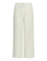 MSCH Copenhagen - Mschdaria Pants - Plačios kelnės - Kreminė spalva