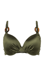 Dorina - Guarana Bikini Top - Bikini viršus su lankeliu - Chaki spalva