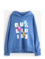 Lindex - Sweatshirt Hood Fallguys - Megztiniai ir džemperiai su gobtuvu - Mėlyna