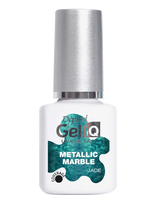 Depend Cosmetic - Gel Iq Metallic Marble - Nail Polish - Žalia