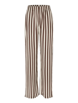 STINE GOYA - Dry Viscose, Elasticated Long Pants - Plačios kelnės - Ruda